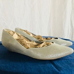 Seychelles Sparkly Suede Wedge